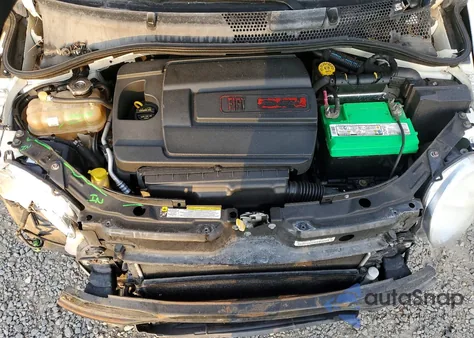 2012 Fiat 500 Lounge из США, поврежденный, VIN 3C3CFFER9CT130246